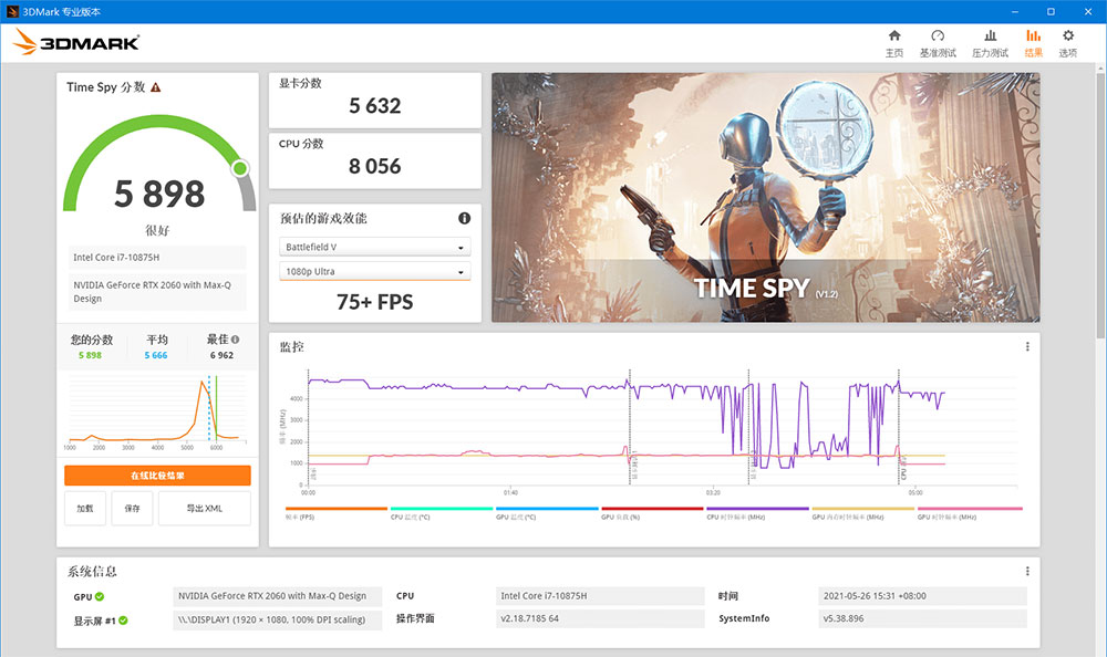 显卡跑分软件 3DMark v2.25.8042 解锁专业版
